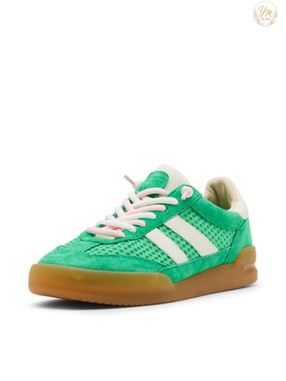 Steve Madden Verdict Fashion Sneakers Suede Mesh Lace Up Low Top